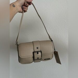 Steve Madden Buckle Shoulder Bag